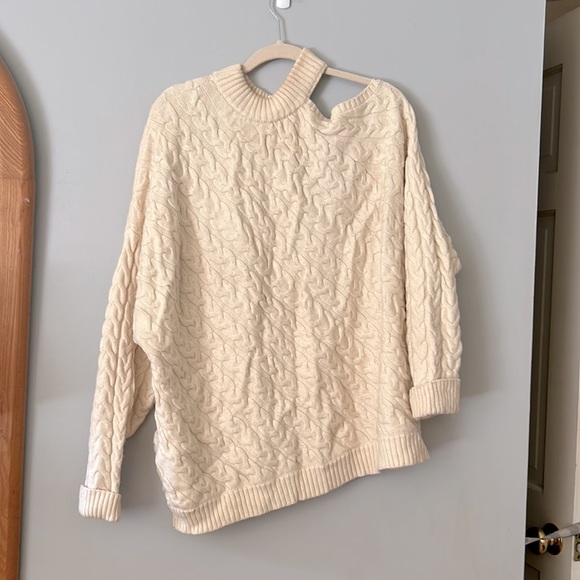 Zara Sweaters Zara Cold Shoulder Sweater Poshmark